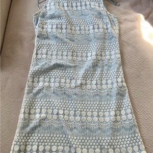 Elegant Lace Dress in light blue